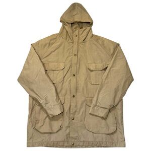 Woolrich‎ Made in USA Beige Hooded Field Jacket Men’s XL